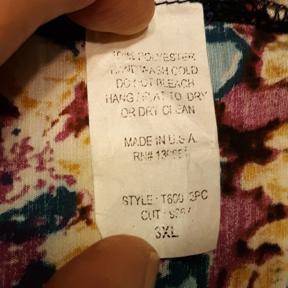 ODDY COLD SHOULDER CAFTAN-STYLE TRIBAL TOP - Picture 4 of 5